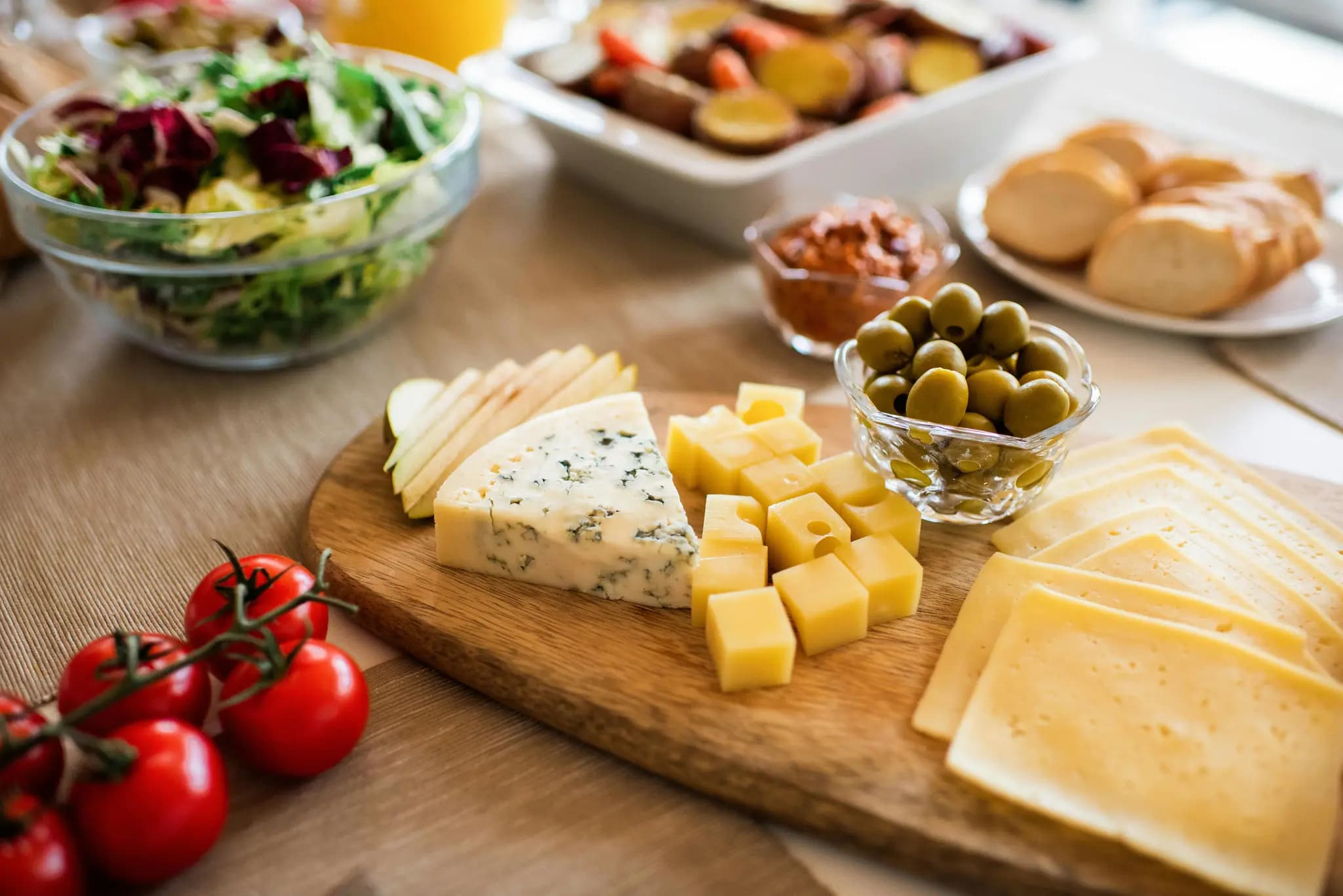 all types of cheese